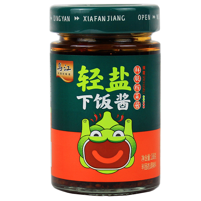 临期特价乌江牛肉榨菜酱鲜脆榨菜酱麻辣榨菜酱青椒榨菜酱188g拌面 - 图3