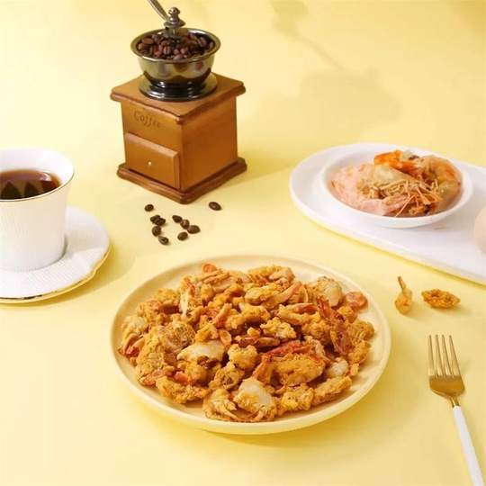 Authentique Youyi Crispy - Crabe croustillant en une bouchée - Collations populaires haut de gamme au crabe croustillant des eaux profondes prêtes à manger