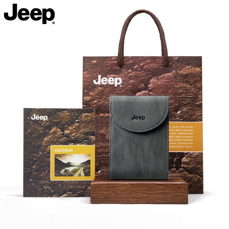 jeep男真皮小众潮牌银行卡套钱包 jeep箱包卡包
