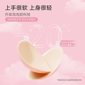 波波小姐硅胶文胸贴平胸小胸显大女拍婚纱照专用聚拢上托乳贴内衣