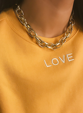 简约百搭欧美风项链短款