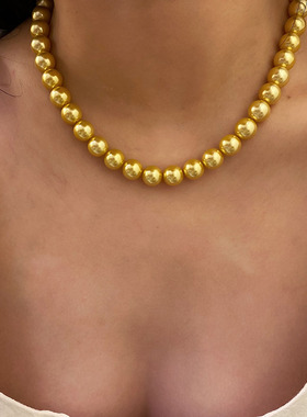 施华洛水晶珍珠倪妮同款金珠