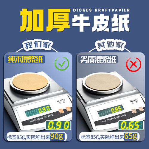 100个加厚黄色牛皮纸信封信纸空白大小号工资袋增值税专用发票袋复古邮局可邮寄标准袋子批发可订做定制logo - 图0