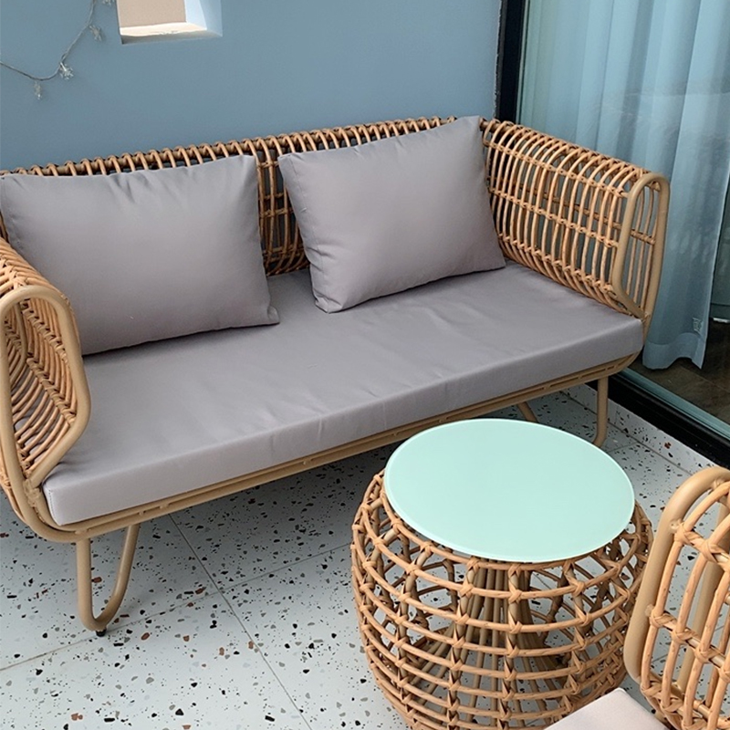 北欧户外沙发休闲PE藤民宿阳台别墅花园庭院室外藤编沙发【定制】,淘宝优惠券,粉丝福利购,淘宝优惠卷
