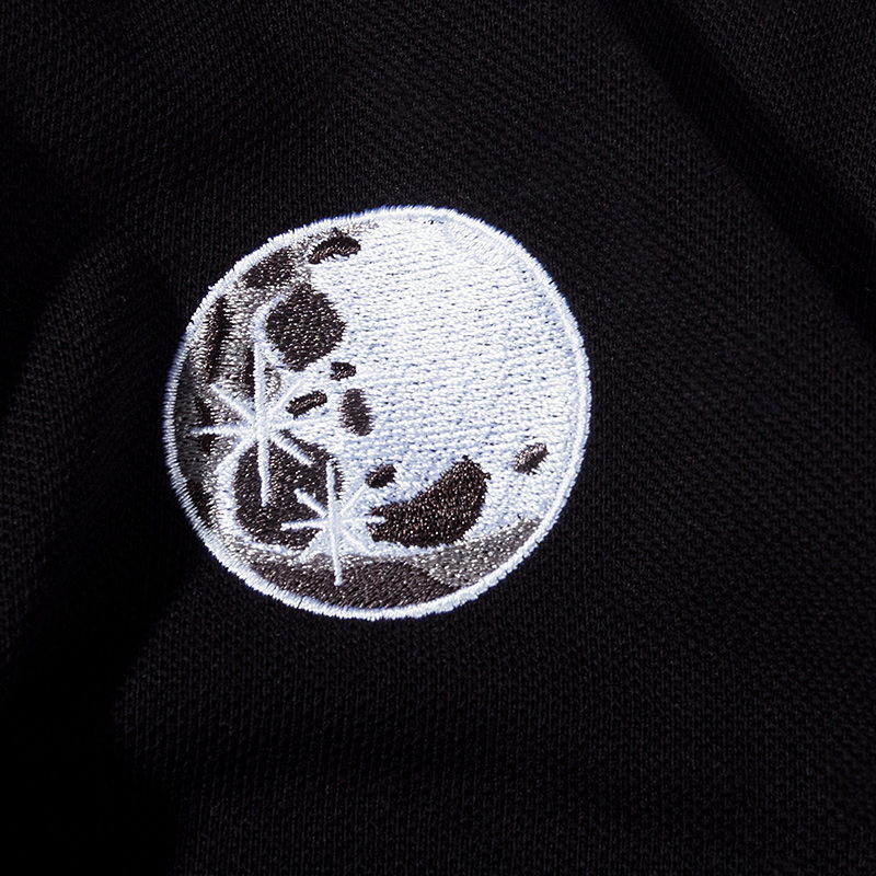 潮统旗舰店POLO衫短袖男夏季潮流纯棉NASA宇航员T恤刺绣翻领保罗情侣装体恤2