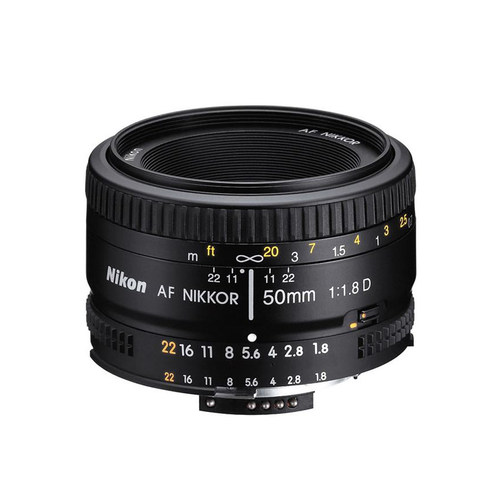 Nikon尼康50 1.8D镜头 AF 50mm f1.8D 人像定焦 小痰盂 50f1.8d - 图1