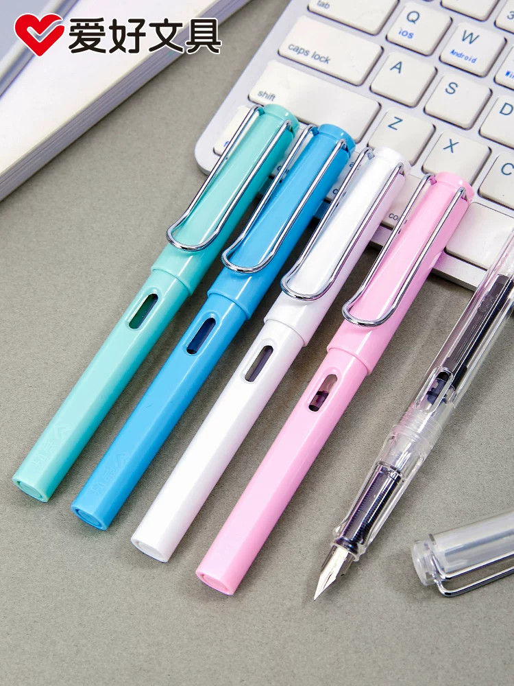 爱好 Pen for students, changeable calligraphy, ink for adults for men and women, children's set