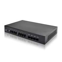 IAD-8O analog phone voice gateway 8 lip FXO external detection Anti-pole signal SIP network voip