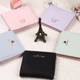 Изысканный маленький тонкий картхолдер, короткий простой модный кошелек