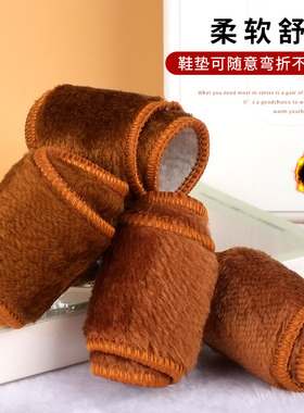 皮毛一体羊驼绒灰色鞋垫10双包邮