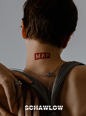 原创复古做旧纯银质质感细项链