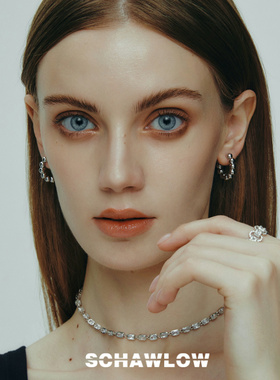 Schawlow肖洛镶钻项链女锁骨