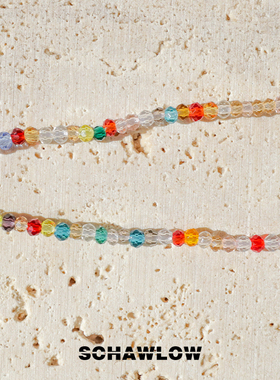 SCHAWLOW肖洛复古玻璃珠串珠项链