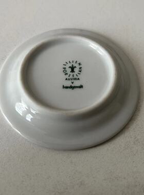 Lilien 莉莲 奥地利手绘瓷碟花卉迷你装饰小碟 西洋瓷器收藏赏盘