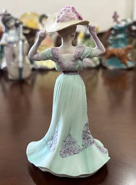 COALPORT 科尔波特 1994年 Rose罗丝磨砂质感哑光美人瓷偶 瓷娃娃