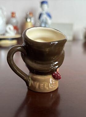 Royal Doulton 皇家道尔顿 英国迷你咖啡杯瓷摆件 手绘人物小酒杯