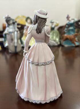 COALPORT 科尔波特 1992年 Charlotte 夏洛特美人瓷偶 磨砂瓷娃娃