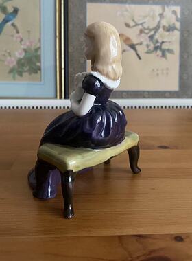 Royal Doulton 皇家道尔顿 1964年瓷偶摆件 英国手工 淑女瓷娃娃