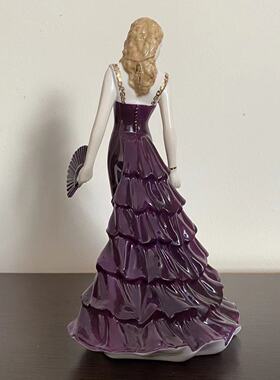 Royal Worcester 皇家伍斯特 2005 Abigail 手工限量描金美人瓷偶