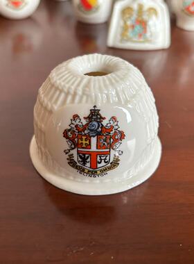 W.H.GOSS 高斯 英国伊斯灵顿盾徽 纹章瓷摆件 龙虾捕捉器模型瓷器
