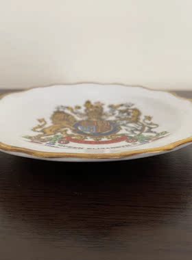Royal Stafford 英国女王银禧 1977年原盒纪念盘 50周年收藏瓷碟