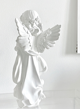 复古树脂北欧桌面石膏装饰雕像