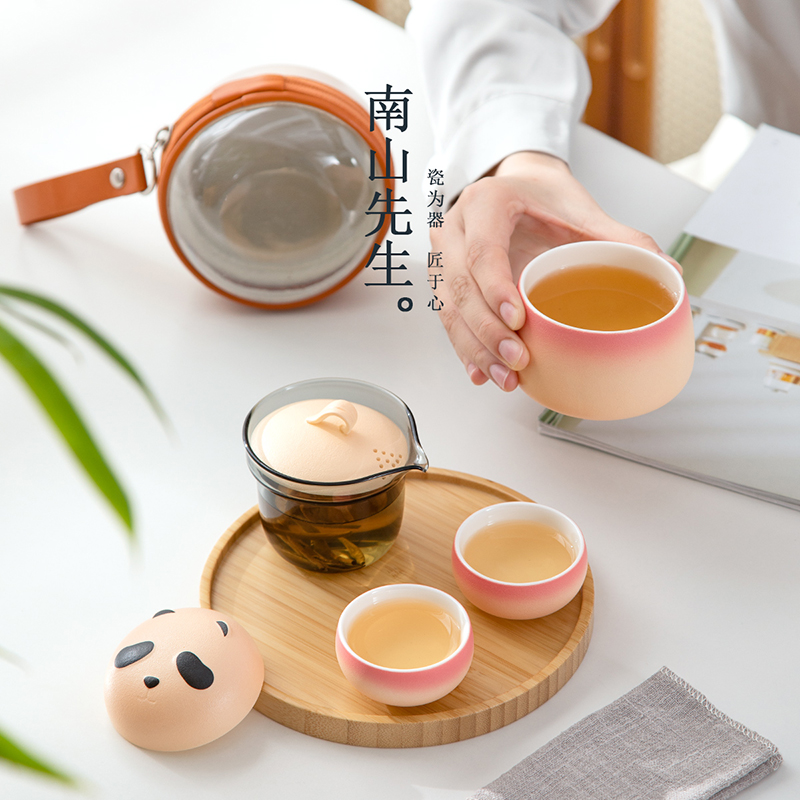 Mr. Nanshan Panda Travel Tea Set