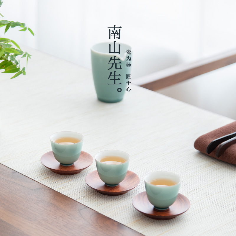 南山先生 初见青山茶杯品茗杯陶瓷家用日式功夫茶具茶杯主人单杯