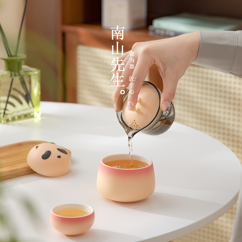Mr. Nanshan Panda Travel Tea Set