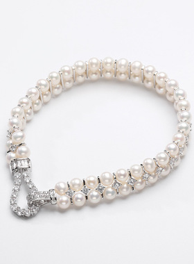 淡水珍珠全珠手链时尚气质高级感网红手饰百搭韩国版闺蜜礼物手串