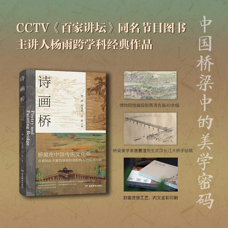 诗画桥（作者亲签300本限量首发！CCTV《百家讲坛》主讲人杨雨跨学科经典作品，馆藏级别高清古画，以诗心读懂中国美学） - 图2