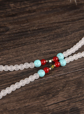 中式小众长流苏背云软璎珞国