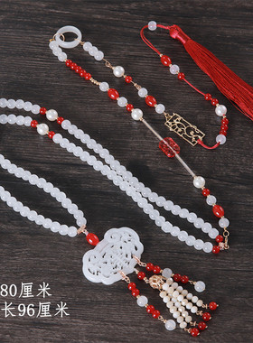 汉服古风长璎珞背云长流苏