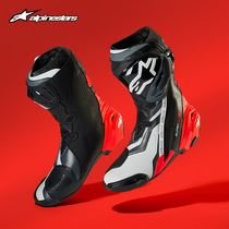 Star Professional Race Track Boots Motorcycle Riding Boots Motorcycle Boots Anti-Fall Moto Boots Racing Boots SUPERTECH R