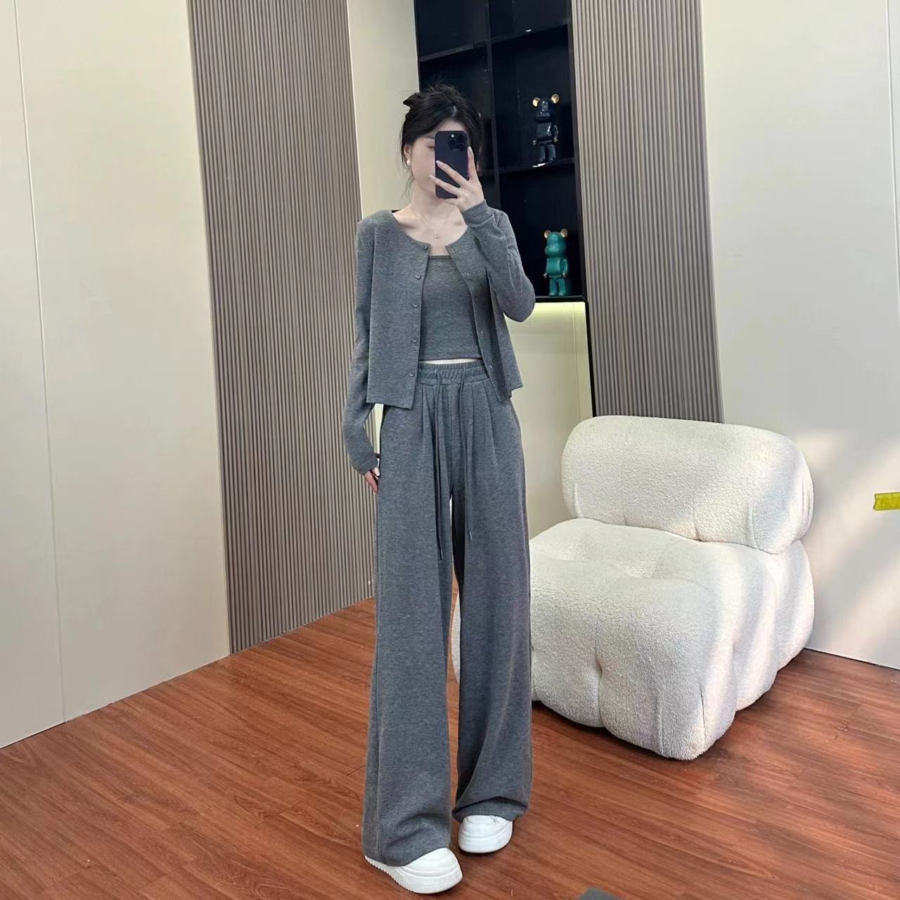 唐狮desso24新款宽松慵懒风松弛运动休闲套装_淘宝内购会_女装/女士精品