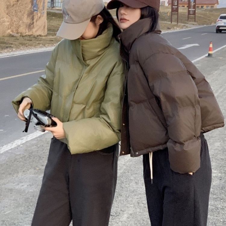 【热卖】唐狮集团DESSO2024秋冬加厚立领短款面包服棉服宽松外套_淘宝内购会_女装/女士精品-第4张图片-提都小院