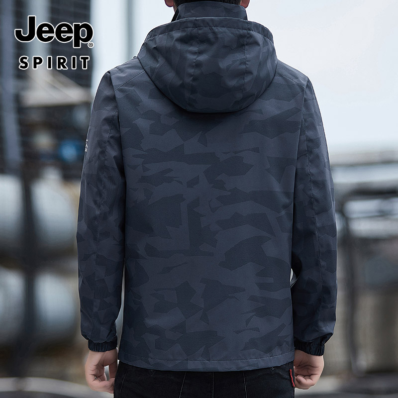JEEP吉普冲锋衣男士2024新款春秋冬季户外夹克防水防风外套登山服_淘宝内购会_男装-第2张图片-提都小院