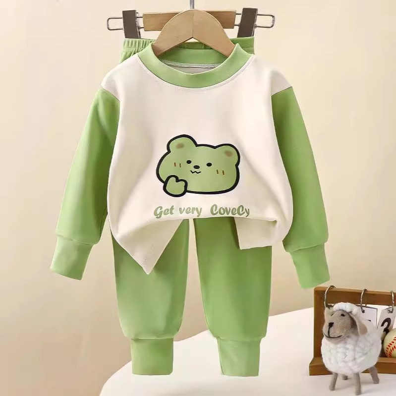 俞兆林儿童内衣套装双面徳绒秋衣裤男女童家居服秋冬睡衣圆领新款_淘宝内购会_女士内衣/男士内衣/家居服-第2张图片-提都小院