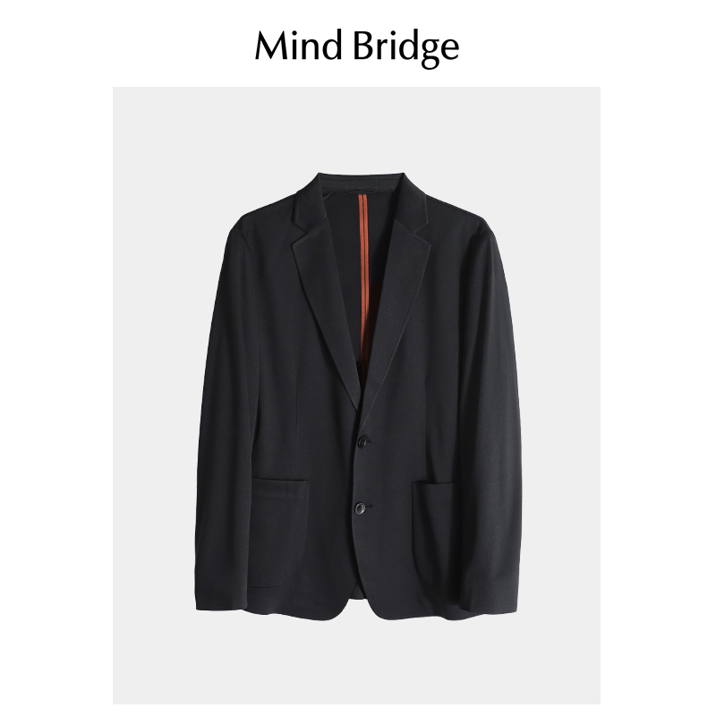 MindBridge百家好2024新款韩版通勤西服男士商务休闲西装春季外套 - 图1