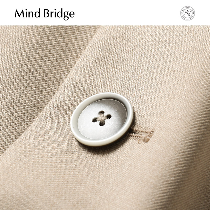 Mind Bridge【绵羊毛】男士平驳领西服2026新款西装春季商务正装,淘宝优惠券,粉丝福利购,淘宝优惠卷