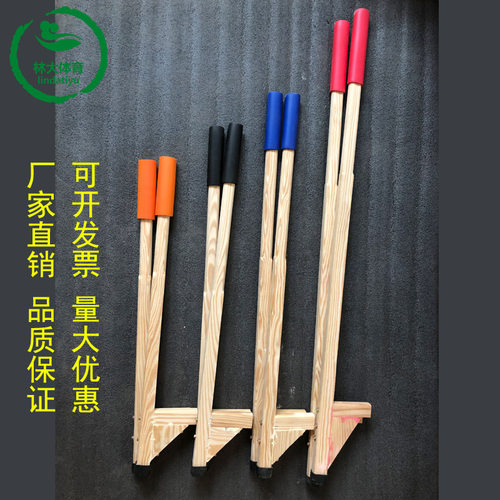 木质高跷儿童幼儿园高跷木踩高跷成人高跷民间传统高跷包邮木高跷 - 图0