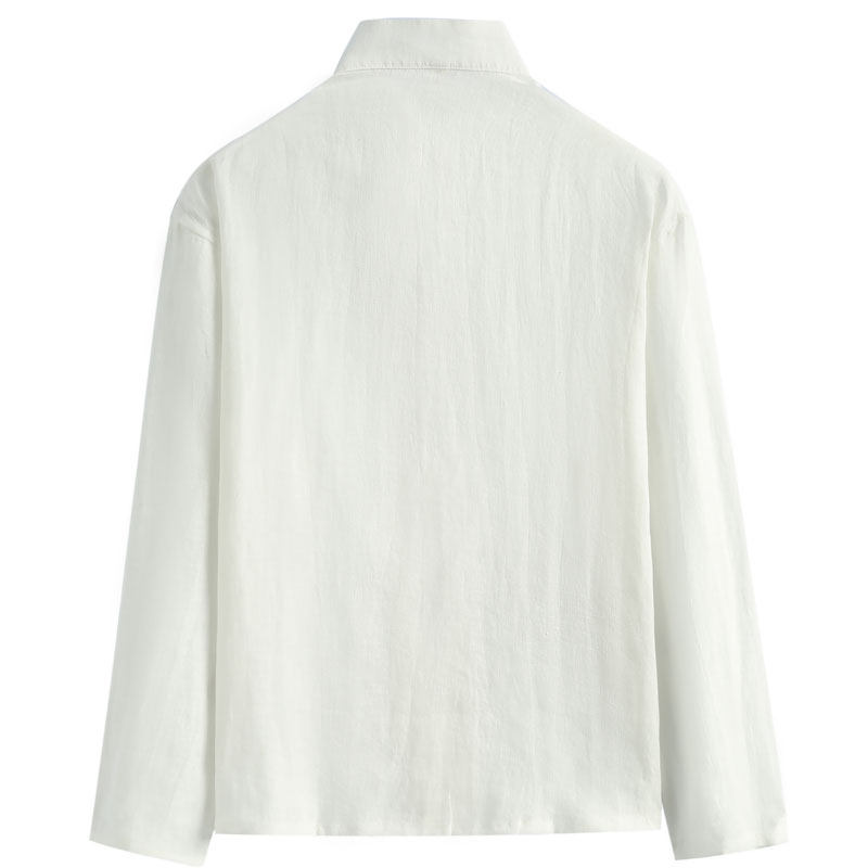 玄笙唐装男中国风春秋季亚麻刺绣长袖衬衫男中式改良盘扣立领衬衣,淘宝优惠券,粉丝福利购,淘宝优惠卷