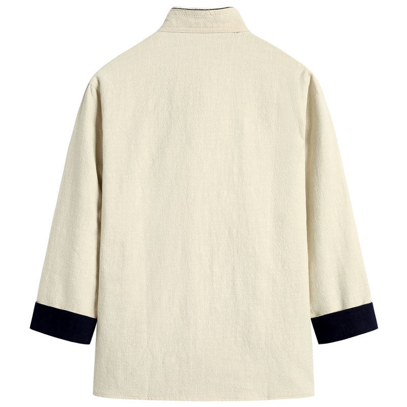 唐装男春季中国风男装麻料两面穿外套中式手工盘扣复古上衣男,淘宝优惠券,粉丝福利购,淘宝优惠卷