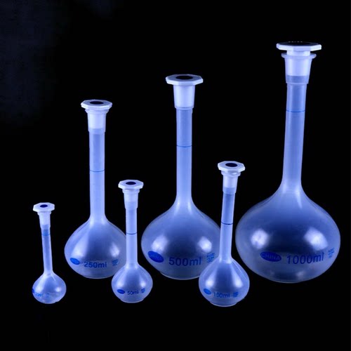 塑料容量瓶pp实验室定容瓶摇瓶 液体分装瓶25 100 250 500 1000ml - 图3
