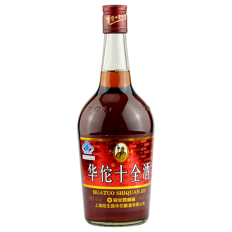 冠生园华佗牌十全酒42度700ml*6瓶装保健黄酒上海华佗酒送长辈 - 图3