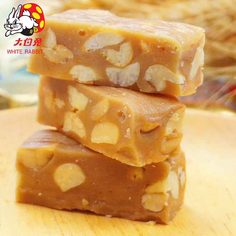 冠生园大白兔花生太妃糖口口花生巴旦木太妃糖果喜糖结婚糖果500g,淘宝优惠券,粉丝福利购,淘宝优惠卷