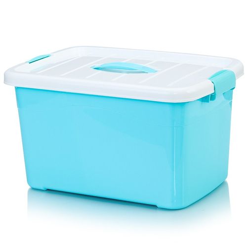 透明收纳箱塑料衣服玩具特大号储物箱子收纳盒加厚整理箱家用手提 - 图2