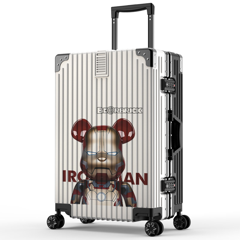 暴力熊涂鸦女20寸小型2021男拉杆箱 卡新旅行箱