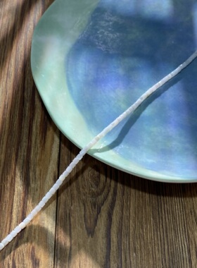 天然淡水白贝3mm贝母小管珠贝珠散珠手工diy串珠手链项链配件S322