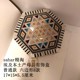 Spot Egyptian native handmade mother-of-pearl jewelry box regular model hexagonal medium size B 17*15*5.5